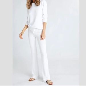 NWT WILDFOX White Tennis Club Pants White Size Large